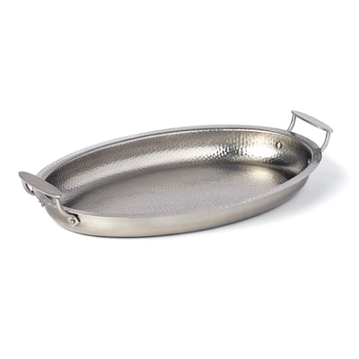 American Metalcraft THOV19 128 Oz. Stainless Steel Oval Serving Pan
