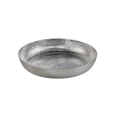 American Metalcraft ASEAS14 14" 128 Oz. Aluminum Silver Round Seafood Tray