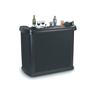 Carlisle 755003 15 Gallon Polyethylene Black Portable Bar