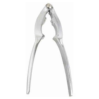 Winco LC-03 6" Long Double Jaw Chrome-Plated Lobster Cracker