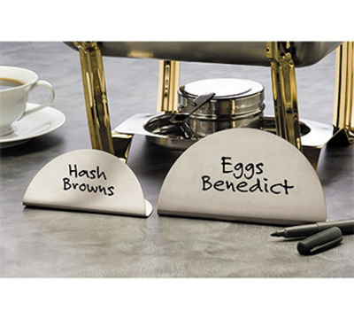 American Metalcraft SMS1 5" Stainless Steel Menu Card Sign