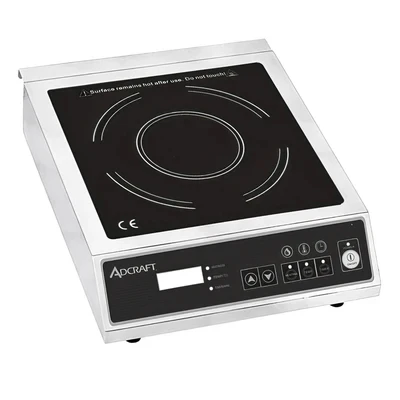 Admiral Craft IND-E120V 4" H Single Countertop Induction Cooker - 120 Volts