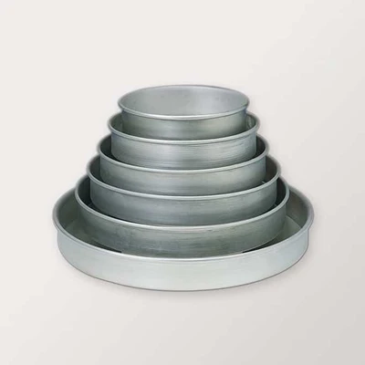 American Metalcraft T80122 12" x 2" Round Tin Plate and Steel Pizza Pan