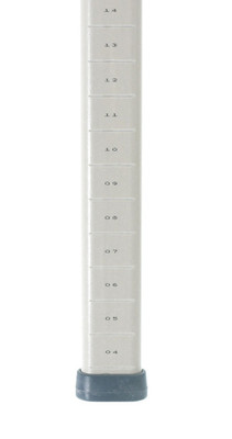 Metro Mx74Up Polymer Trilobal Post 73-3/16"H Corrosion Proof All Polymer Construction