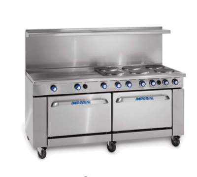Imperial IR-12-E-CC 72" Electric Pro Series Restaurant Range - 208 Volts
