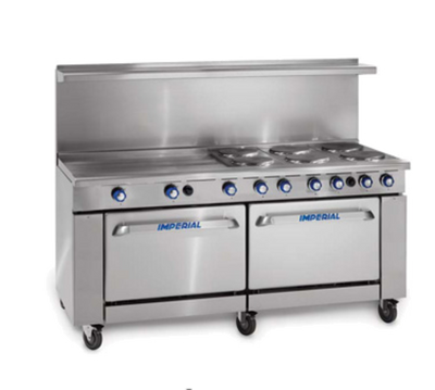 Imperial IR-12-E-CC 72" Electric Pro Series Restaurant Range - 208 Volts
