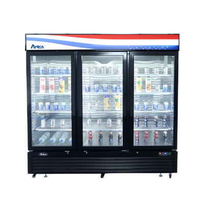Atosa MCF8724GR 69.5 Cu. Ft. Hinged Door Refrigeration Merchandiser - 115 Volts