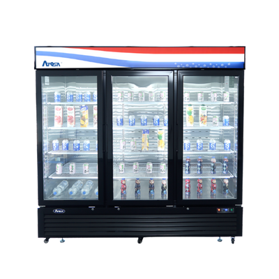 Atosa MCF8724GR 69.5 Cu. Ft. Hinged Door Refrigeration Merchandiser - 115 Volts