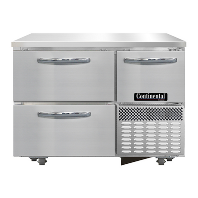 Continental Refrigerator FA43N-U-D 43.19"W Two-Section Undercounter Freezer Base
