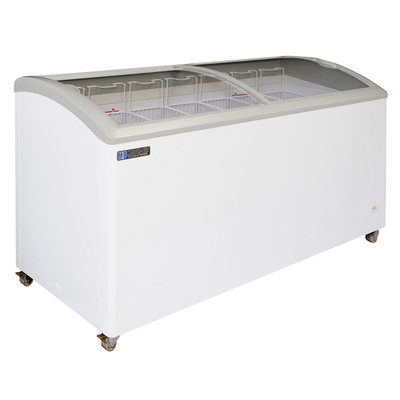 Master Bilt MSC-66AA 17.6 Cu. Ft. Curved Sliding Glass Lids COLDIN-3 Display Freezer - 115 Volts