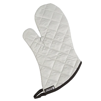 San Jamar 801SG13 13" Silver Oven/Freezer Mitt