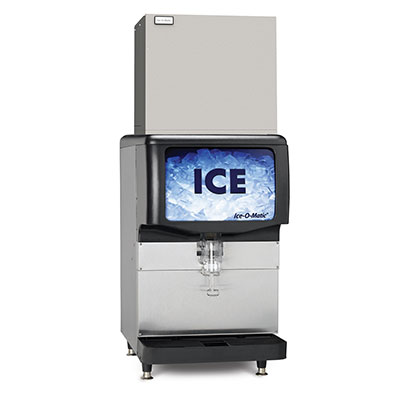Ice-O-Matic GEM2006R49 Pearl Ice 30&quot; W Stainless Steel Air-Cooled Soft Chewable Ice Crystals - 208-230 Volts