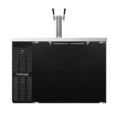Continental Refrigerator KC50SN 50"W Solid Door Keg Cooler