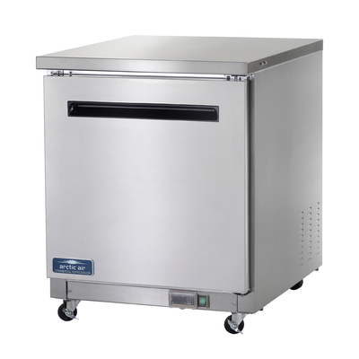 Arctic Air AUC27F 27.88" W One Door Stainless Steel Reach-In Freezer Work Top Counter