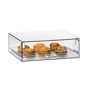 Cal-Mil 920 8-1/2"W x 14"D x 6"H Clear Tray and Acrylic Case Self Serve Classic Display Case
