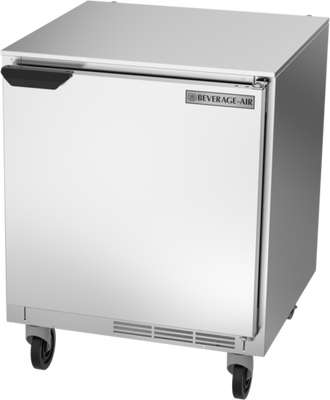 Beverage Air UCR27HC 27"W One-Section Reach-In Undercounter Refrigerator