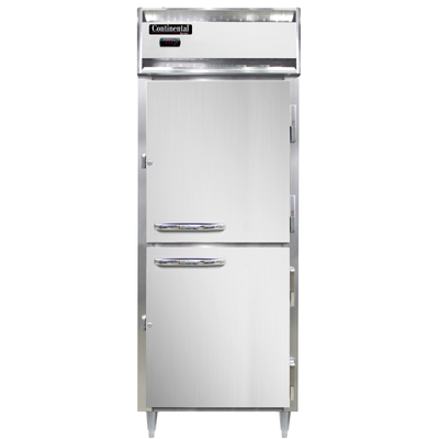 Continental Refrigeration DL1WE-SA-PT-HD Designer Line Heated Cabinet Extra Wide Pass-Thru 28"