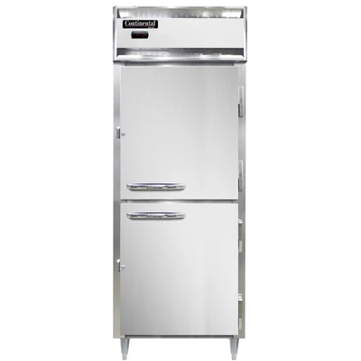 Continental Refrigeration DL1WE-SA-PT-HD Designer Line Heated Cabinet Extra Wide Pass-Thru 28"