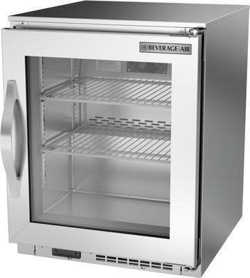 Beverage Air UCF20HC-25-15 20"W One-Section Glass Door Undercounter Ice Cream Freezer
