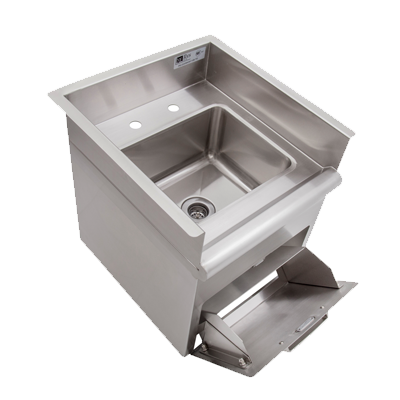 John Boos PB-DISINK091106-TD 1 Compartment Stainless Steel Pro-Bowl Drop-In Sink 16-1/2"W x 17-1/2"D x 17-1/4"H