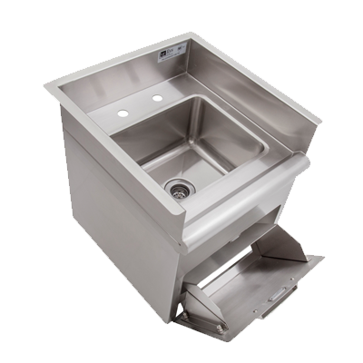 John Boos PB-DISINK091106-TD 1 Compartment Stainless Steel Pro-Bowl Drop-In Sink 16-1/2"W x 17-1/2"D x 17-1/4"H