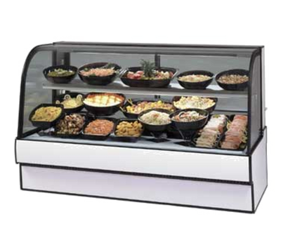 Federal Industries CGR7748CD 77.13"W Curved Glass Refrigerated Deli Case