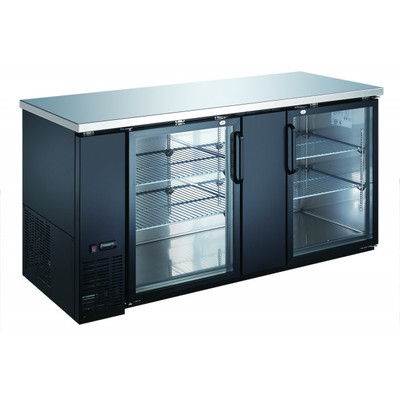 Admiral Craft USBB-6928G 69&quot; W Glass Door U-STAR Back Bar Bottle Cooler