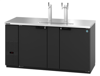 Hoshizaki DD69 69.5" Two-Section Solid Door Draft Beer Cooler