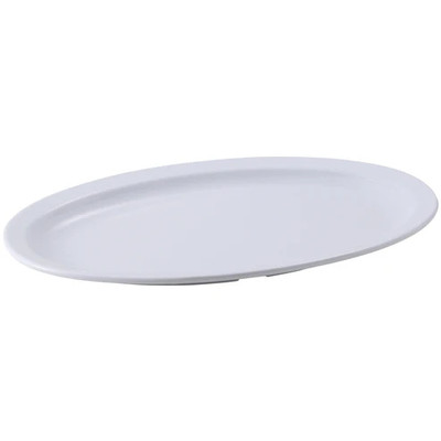Winco MMPO-138W
 Plastic
 White
 Oval
 Platter
 2 Dozen (Contains 1 Dozen)
