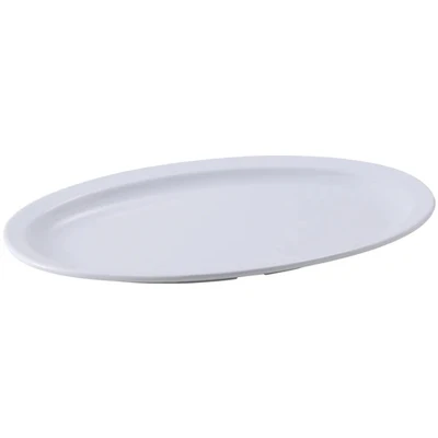 Winco MMPO-138W
Plastic
White
Oval
Platter
(Contains 1 Dozen)