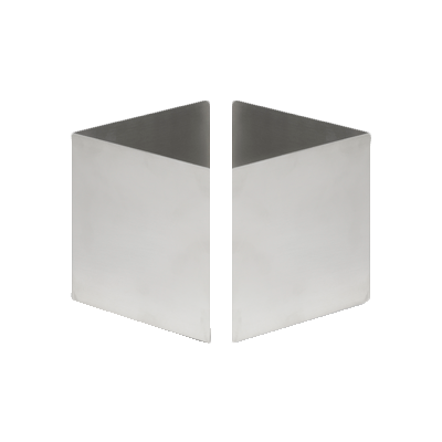 Eastern Tabletop 1521LB 5&quot;H Stainless Steel Lexus Solid Design Riser