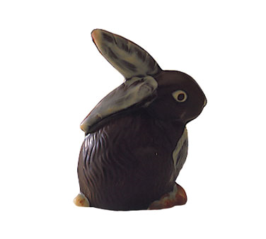 Matfer Bourgeat 382012 Chocolate Mold Textured Rabbit 5"L x 3.5" W Polycarbonate