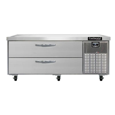 Continental Refrigerator D60GN One-Section Two Drawer Refrigerator Griddle Stand