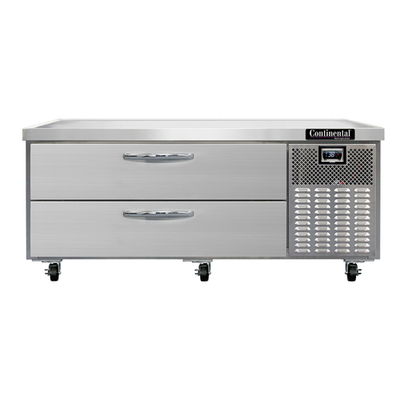 Continental Refrigerator D60GN One-Section Two Drawer Refrigerator Griddle Stand
