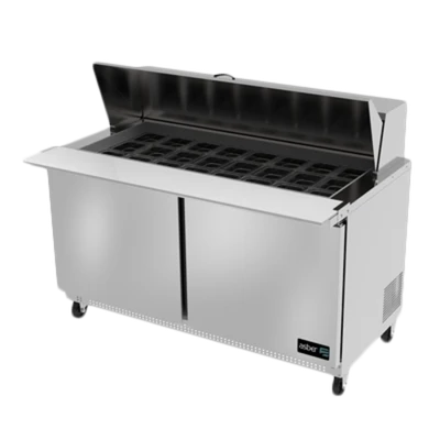 Asber APTM-60-24 60" W Two Door Mega Top Sandwich or Salad Prep Table