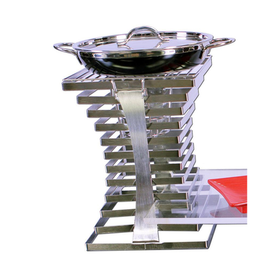 Bon Chef 9751 10" x 10" x 10.75" H Stainless Steel Riser