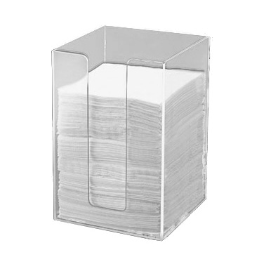 Cal-Mil 635-12 Wall Mount Napkin Holder Clear