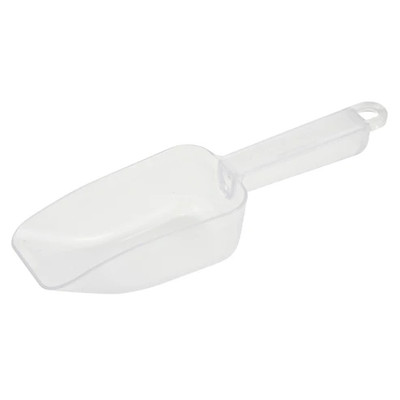 Winco PS-10 10 Oz. Flat Bottom Polycarbonate Utility Scoop