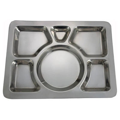 Winco SMT-1 15.5"W Rectangle Stainless Steel Mess Tray