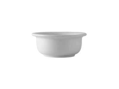 Tuxton BWB-1409 5-3/4" 14 Oz. Ceramic White Round Pot Pie Dish (1 Dozen)