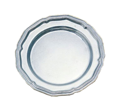 Bon Chef 1034IVYSPKLD Ceramic Ivory Speckled Queen Anne Dinner Plate