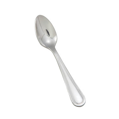 Winco 0021-09 4-1/8" 18/0 Stainless Steel Demitasse Spoon (Contains 1 Dozen)