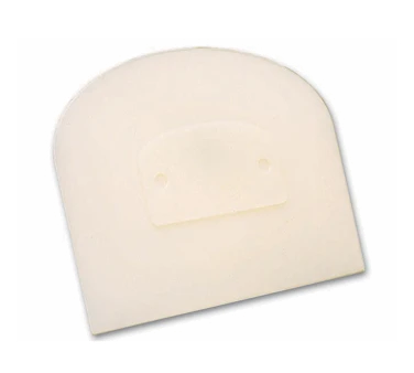 Matfer Bourgeat 112840 Dough Scraper 4-3/4"L x 3-3/4"W Straight Cut Multi-Purpose Polyamide