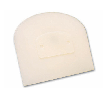 Matfer Bourgeat 112840 Dough Scraper 4-3/4"L x 3-3/4"W Straight Cut Multi-Purpose Polyamide