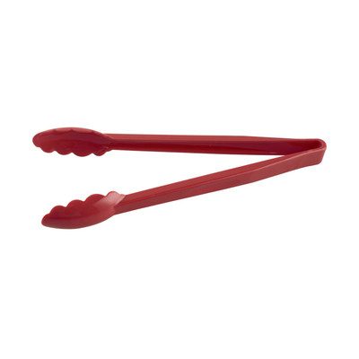 CAC China UTKU-12R 12" L Red Plastic Utility Tong (144 Each Per Case)