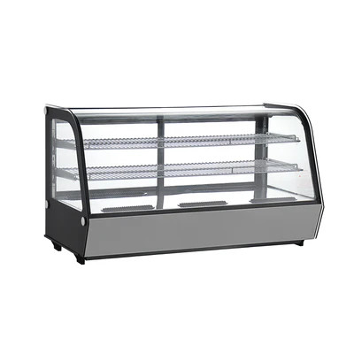 Admiral Craft BDRCTD-200 48" W Glass Door Black Diamond Refrigerated Display Case - 115 Volts