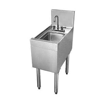 Glastender HSB-12 Underbar Hand Sink Unit 12"W x 24"D 9-1/4"