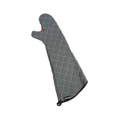San Jamar 800FG24-BK 24" Black BestGuard Oven Mitt