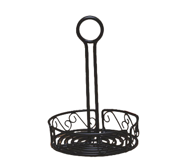 American Metalcraft WBCC6 Ironworks Condiment Rack 6.25" Dia. x 9" H