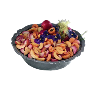 Bon Chef 9054PWHT White Round Queen Anne Salad Bowl